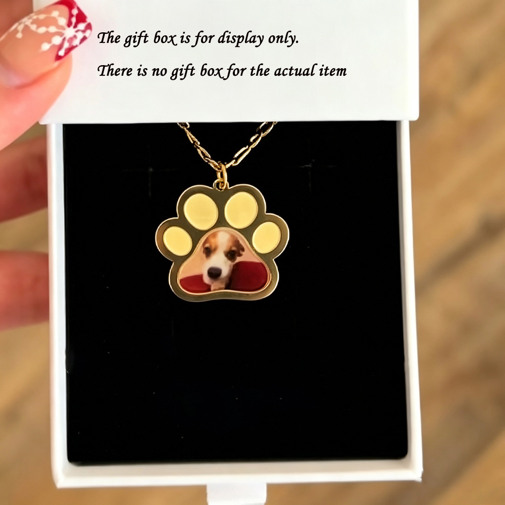 Kalung Foto Cetak Warna Cakar  - Pet Portrait Custom ulasan dan harga