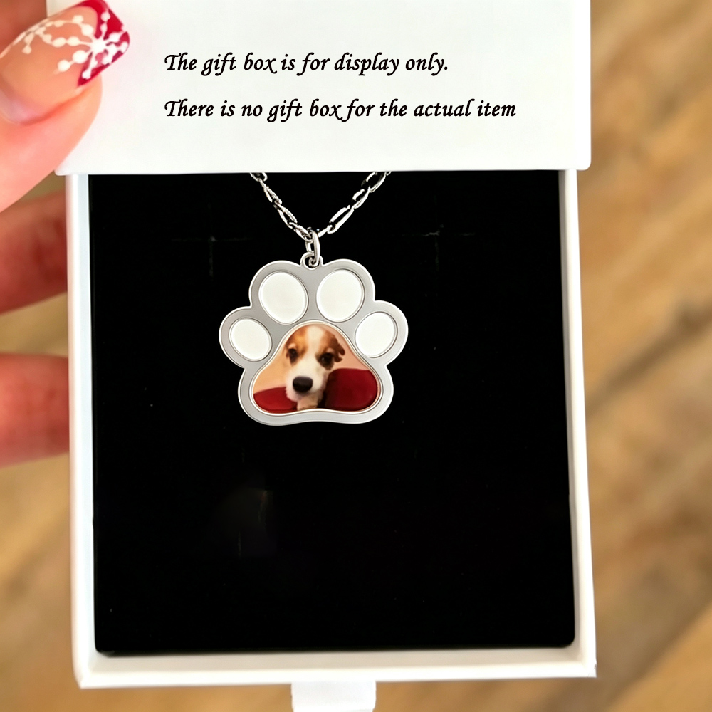 Kalung Foto Cetak Warna Cakar  - Pet Portrait Custom ulasan dan harga