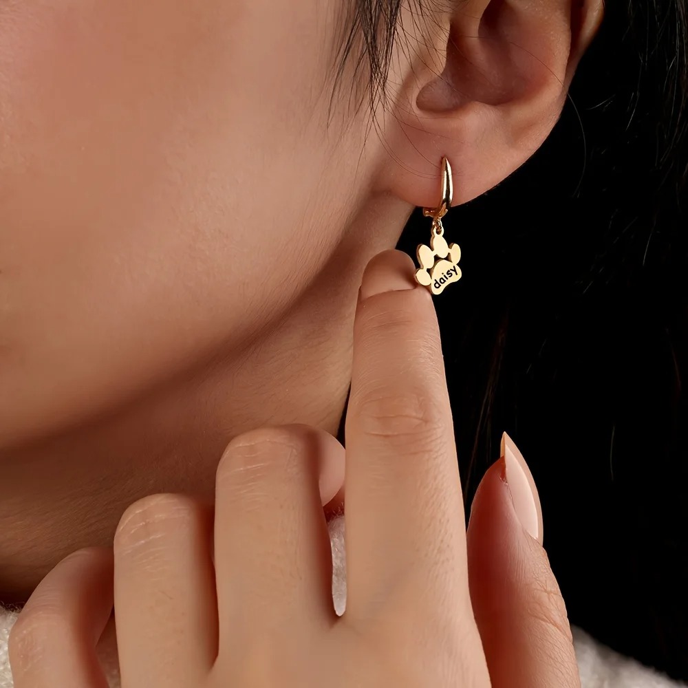Anting Cetak Kaki Hewan Peliha - Pet Portrait Custom ulasan dan harga