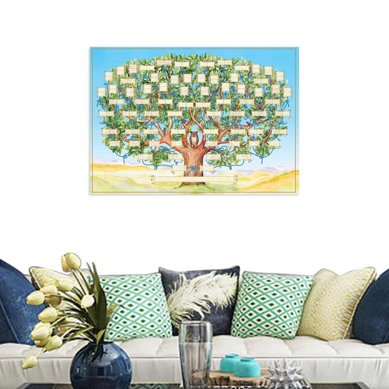Bagan Pohon Keluarga Yang Dapa - Family Tree Print ulasan dan harga