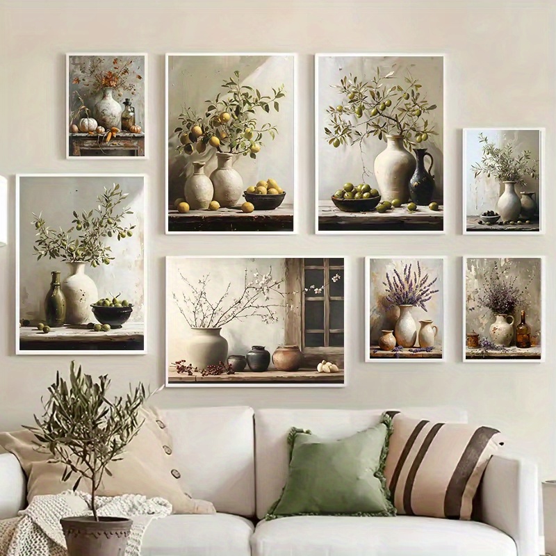 1 Buah Poster Still Life Retro - Family Tree Print ulasan dan harga