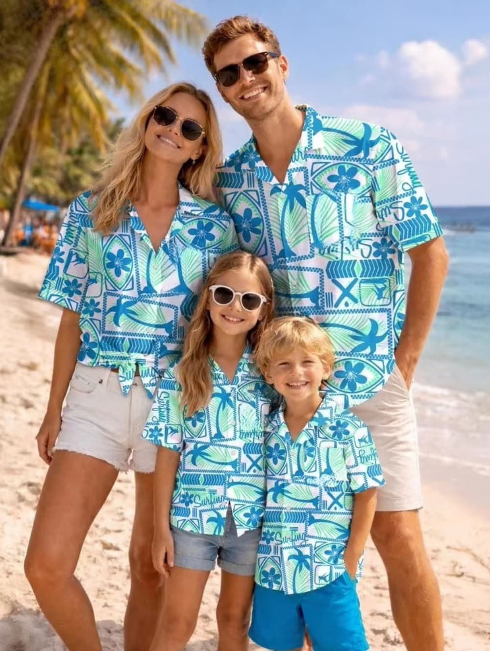 Kemeja Hawaii Pria untuk Musim - Family Tree Print ulasan dan harga