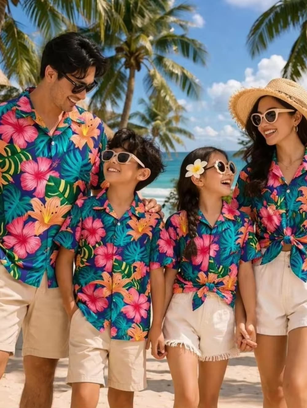 Kemeja Hawaii Pria untuk Musim - Family Tree Print ulasan dan harga
